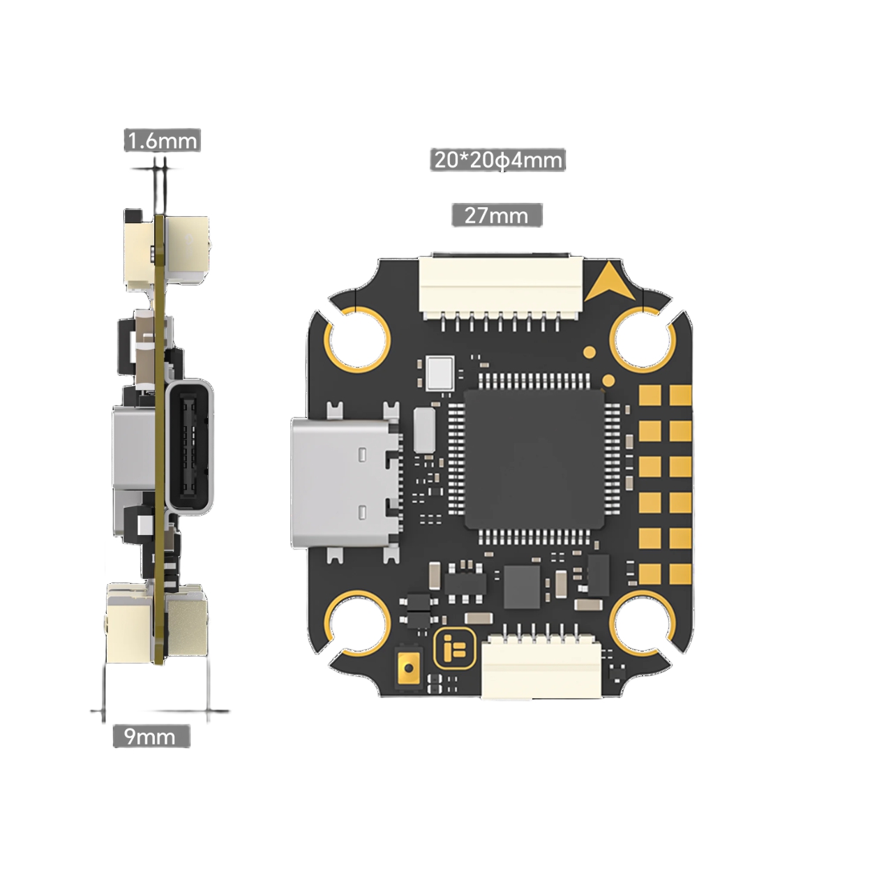 IFlight Borg Mini F7 Stack с п – обзор и цена Fpv Flight Controller F7 Stack 60A