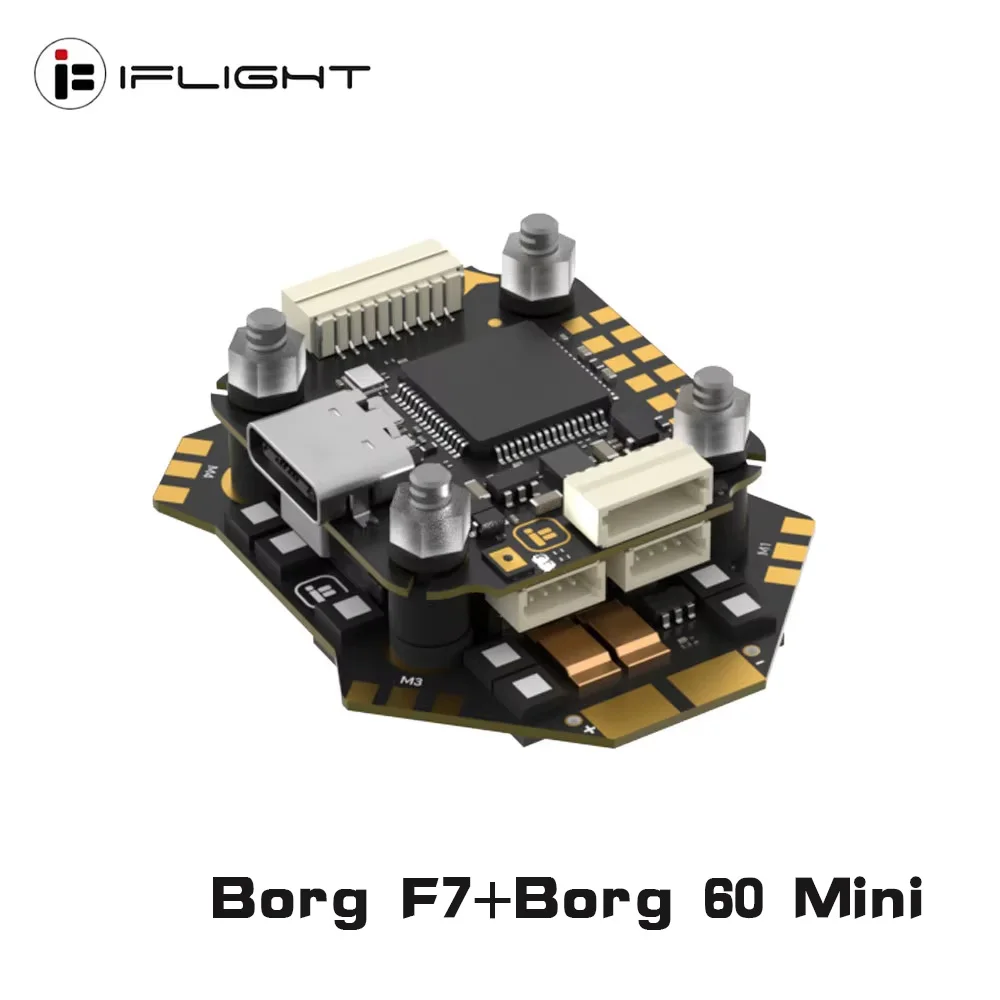 iFlight Borg Mini F7 – компакт – обзор и цена Fpv Flight Controller F7 Stack 60A